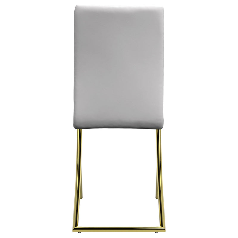 Coaster Furniture Carmelia 105171 Upholstered Dining Side Chair - White (Set of 4) IMAGE 6