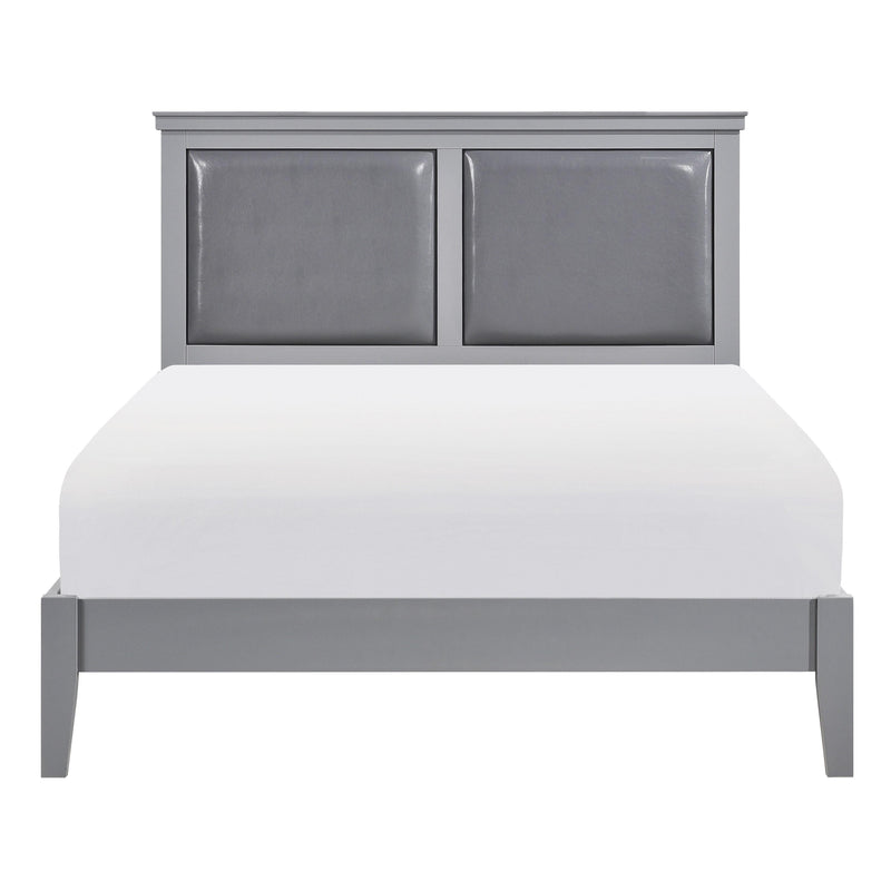 Homelegance Seabright Full Upholstered Panel Bed 1519GYF-1* IMAGE 1