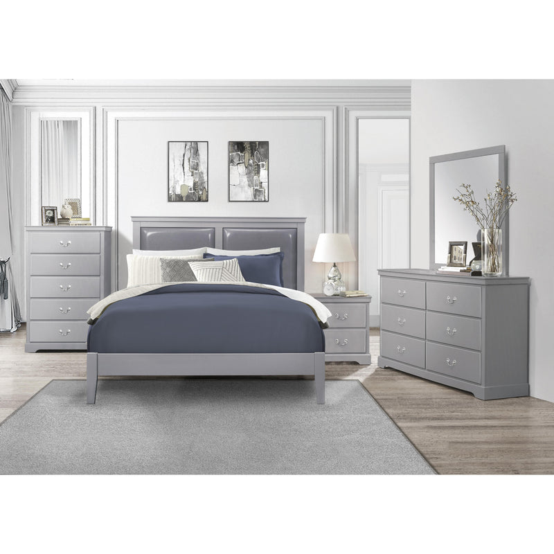 Homelegance Seabright King Upholstered Panel Bed 1519GYK-1EK* IMAGE 4