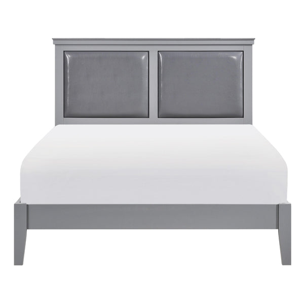 Homelegance Seabright California King Upholstered Panel Bed 1519GYK-1CK* IMAGE 1