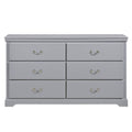 Homelegance Seabright 6-Drawer Dresser 1519GY-5 IMAGE 1
