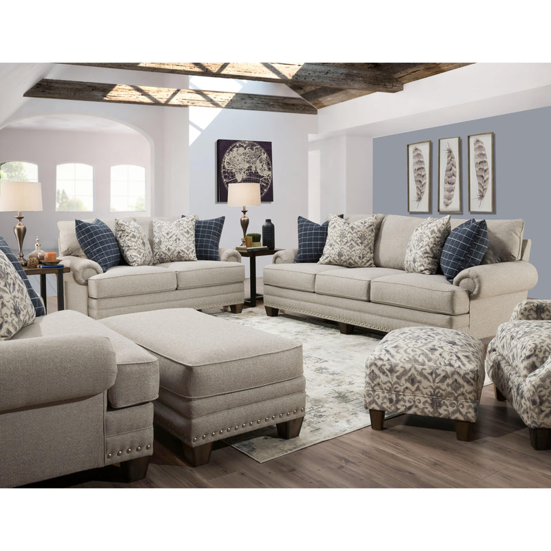 Franklin Fletcher Stationary Fabric Sofa 91640 3905-07 IMAGE 2