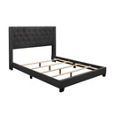 Homelegance Queen Upholstered Platform Bed SH215DGR-1* Queen Bed - Dark Grey IMAGE 3