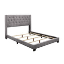 Homelegance Queen Upholstered Platform Bed SH215GRY-1* Queen Bed - Grey IMAGE 3