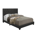 Homelegance Full Upholstered Platform Bed SH215FDGR-1* Full Bed - Dark Grey IMAGE 2
