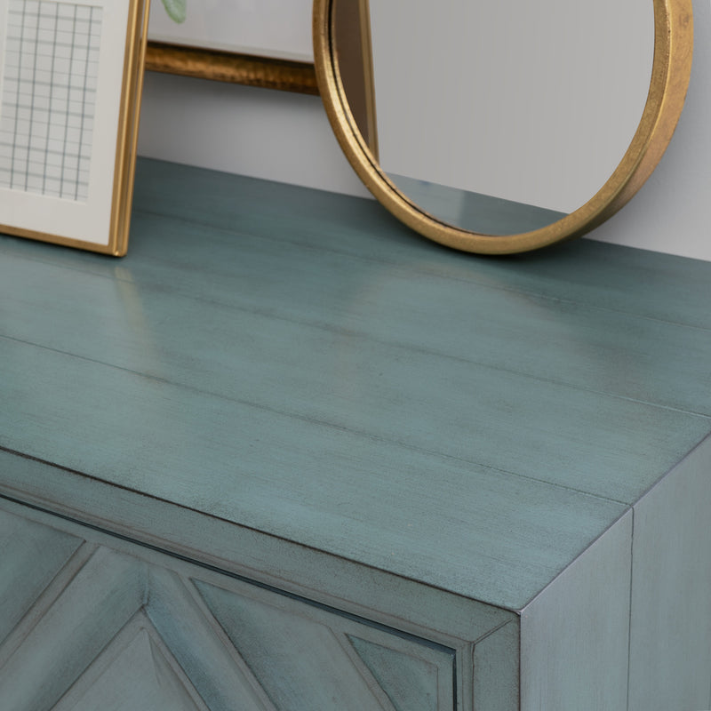 DIAN DIAMOND BLUE 2 DOOR CABINET 24A2006BLU
