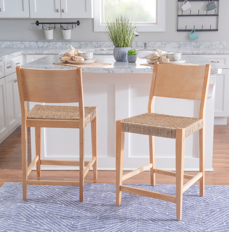 COSGROVE NATURAL COUNTER STOOL ROPE SEAT 19D6292RCSN