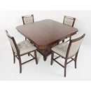 Jofran Manchester Adjustable Height Dining Table with Pedestal Base 1672-54TBKT IMAGE 7