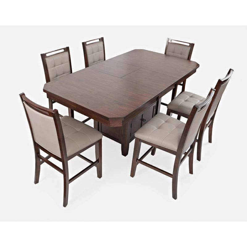 Jofran Manchester Adjustable Height Dining Table with Pedestal Base 1672-78B/1672-78T IMAGE 6