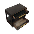 Coaster Furniture Durango 223262 2-Drawer Nightstand - Smoked Peppercorn IMAGE 5