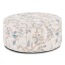 Fusion Furniture Fabric Ottoman 140 FETTY CITRUS IMAGE 1