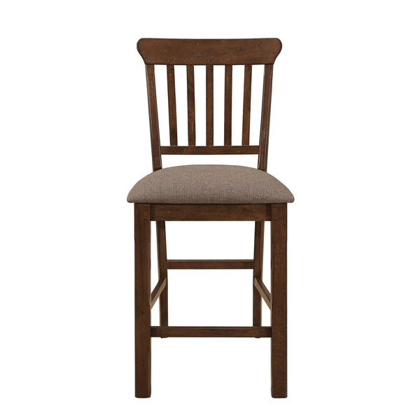 Homelegance Schleiger 5400-24 Counter Height Chair - Brown IMAGE 1