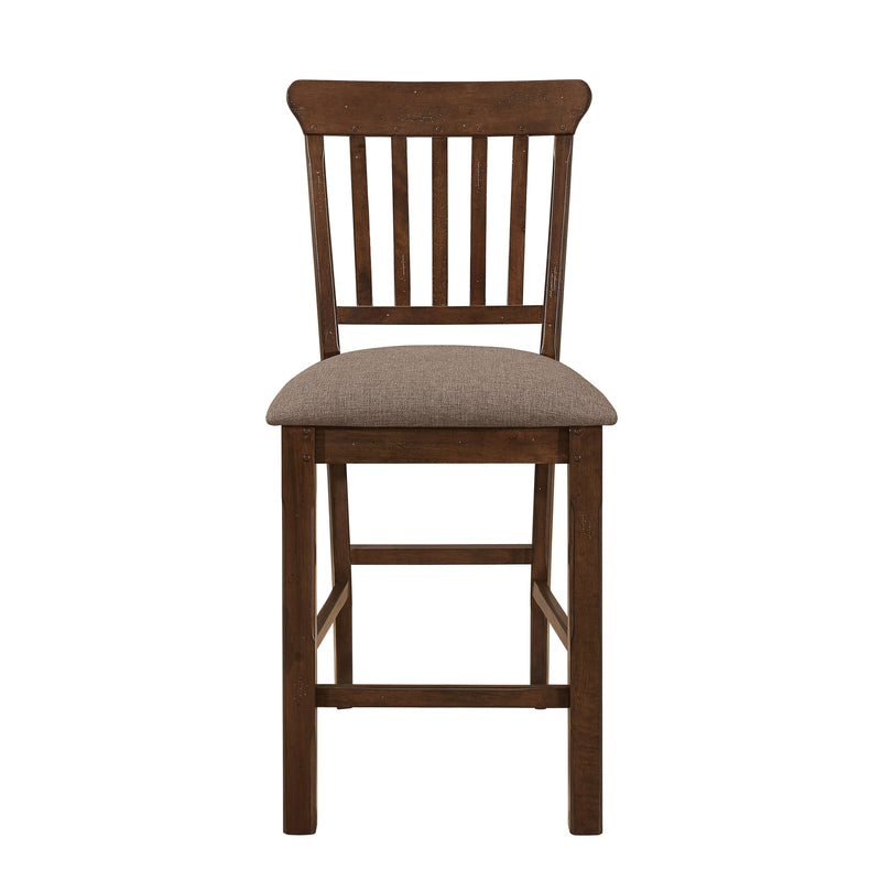 Homelegance Schleiger 5400-24 Counter Height Chair - Brown IMAGE 1