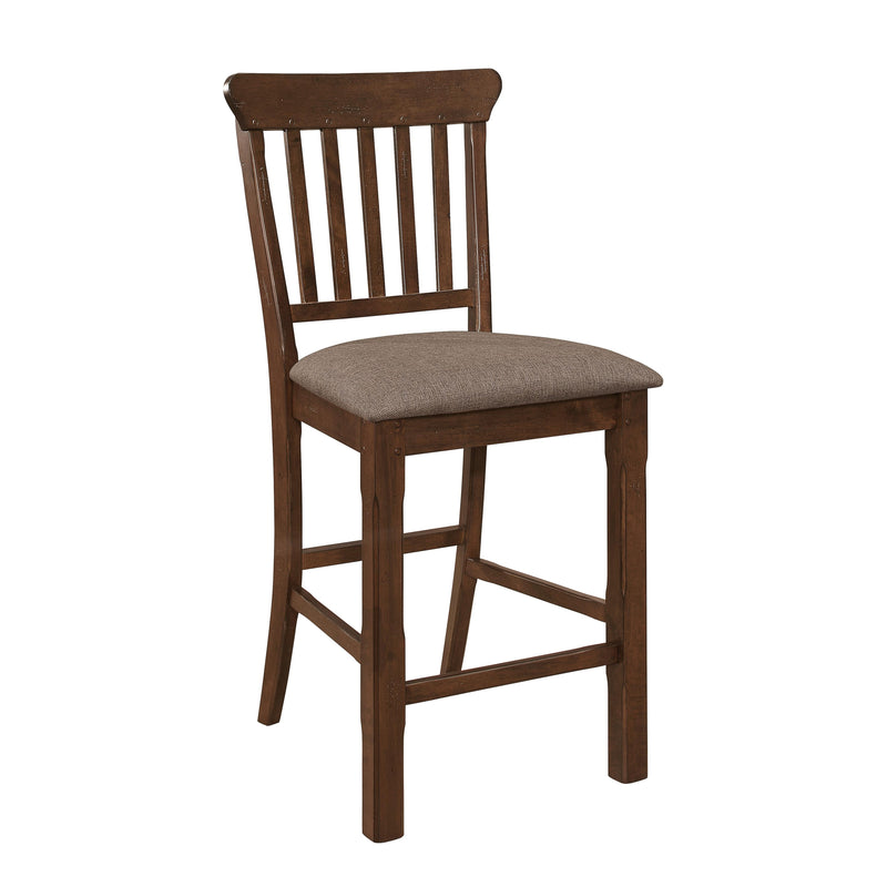Homelegance Schleiger 5400-24 Counter Height Chair - Brown IMAGE 2