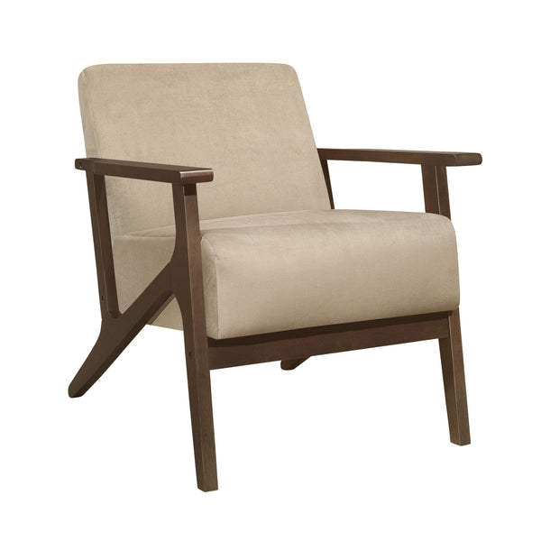 Homelegance August 1031BR-1 Accent Chair - Light Brown IMAGE 1