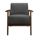 Homelegance August 1031DG-1 Accent Chair - Dark Grey IMAGE 2