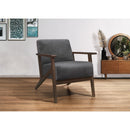 Homelegance August 1031DG-1 Accent Chair - Dark Grey IMAGE 4