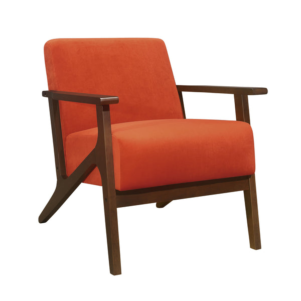 Homelegance August 1031RN-1 Accent Chair - Orange IMAGE 1