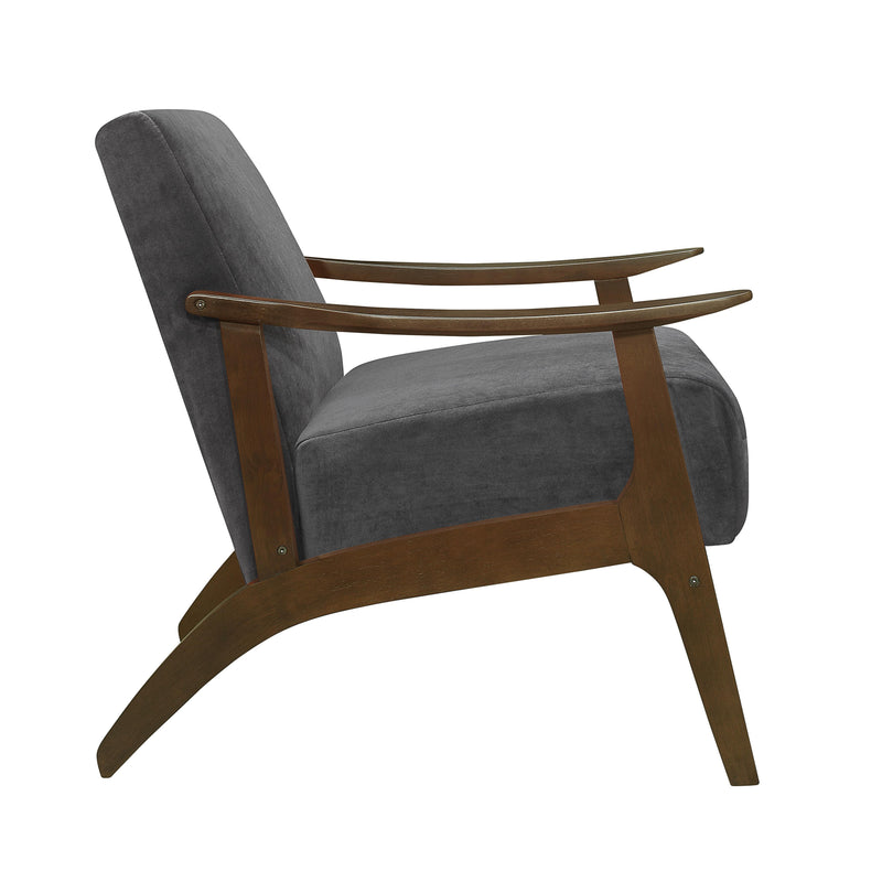 Homelegance Carlson 1032DG-1 Accent Chair - Dark Grey IMAGE 3