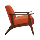 Homelegance Carlson 1032RN-1 Accent Chair - Orange IMAGE 3