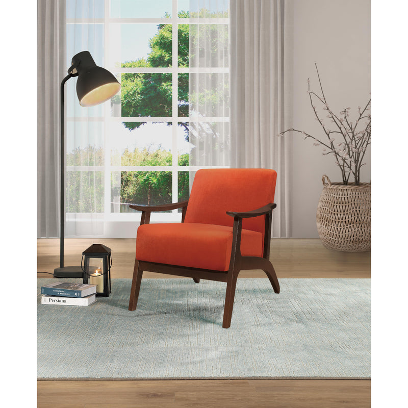 Homelegance Carlson 1032RN-1 Accent Chair - Orange IMAGE 5