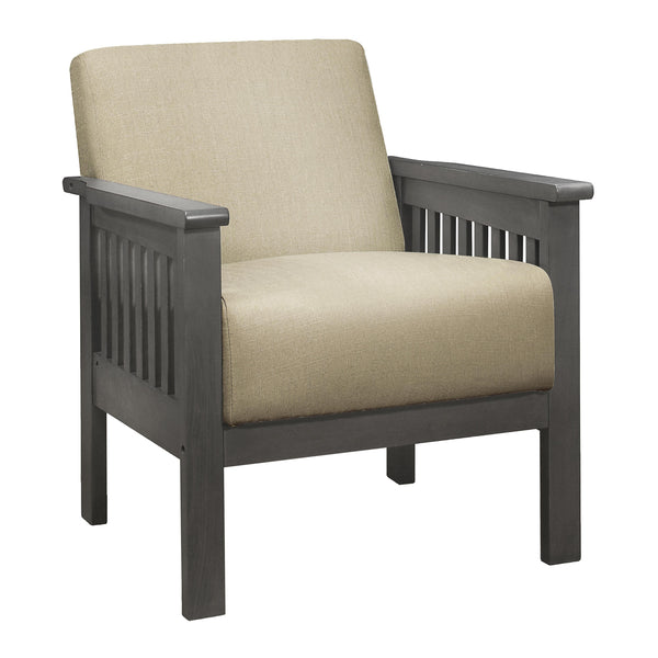 Homelegance Lewiston 1104BR-1 Accent Chair - Light Brown IMAGE 1