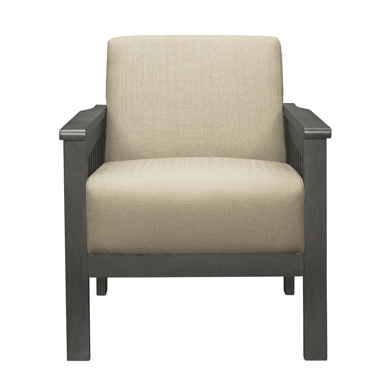 Homelegance Lewiston 1104BR-1 Accent Chair - Light Brown IMAGE 2