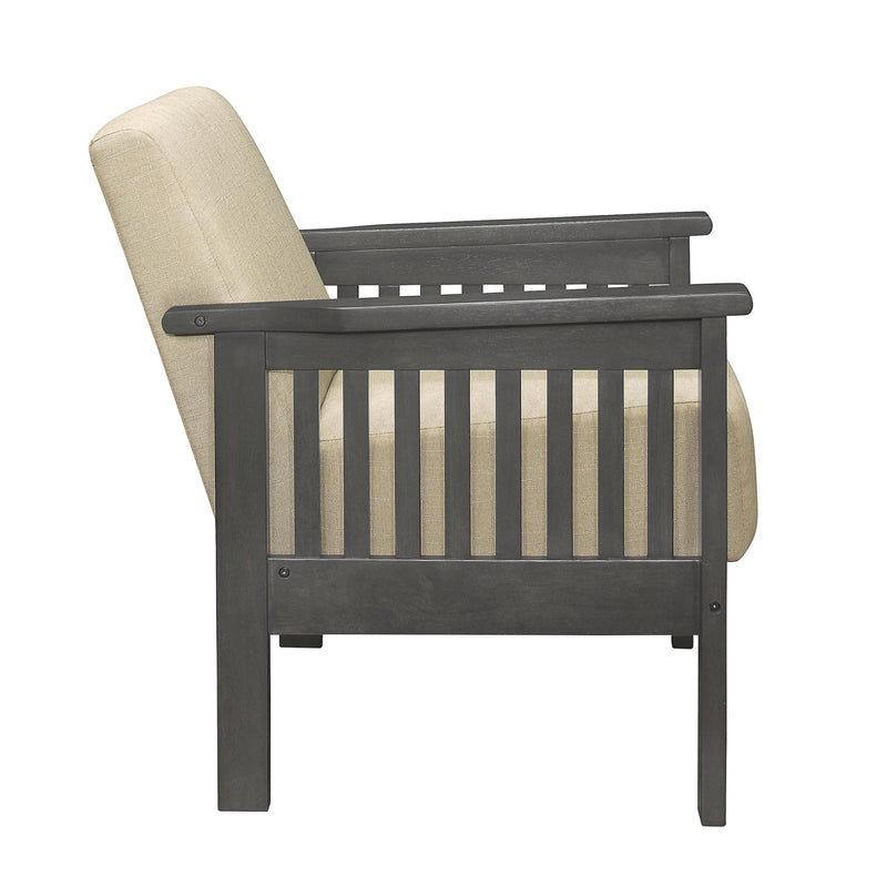 Homelegance Lewiston 1104BR-1 Accent Chair - Light Brown IMAGE 3