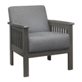 Homelegance Lewiston 1104GY-1 Accent Chair - Grey IMAGE 1