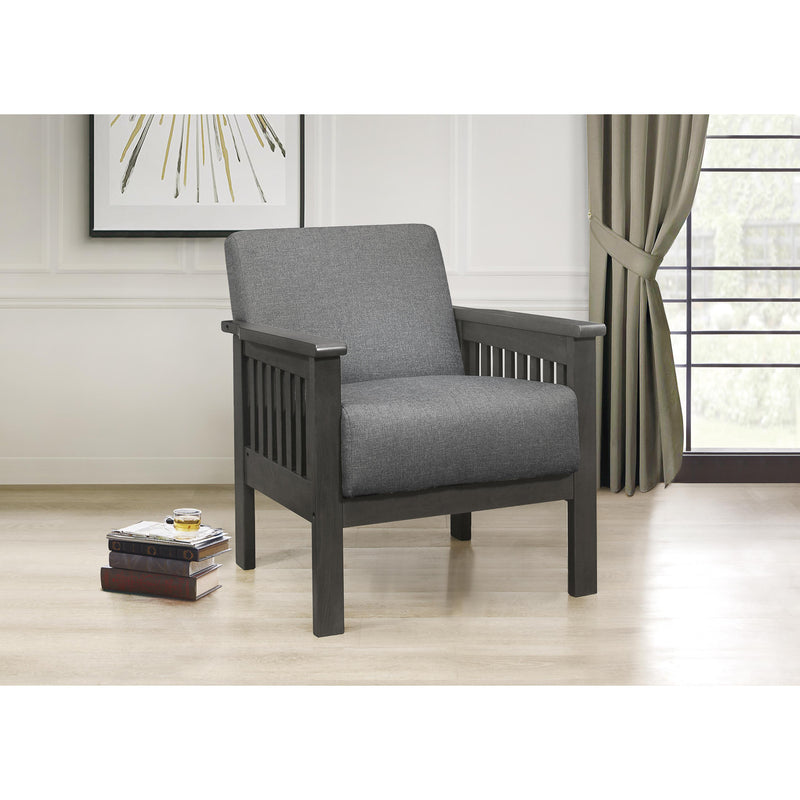 Homelegance Lewiston 1104GY-1 Accent Chair - Grey IMAGE 6