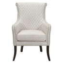 Homelegance Avalon 1199F11S Quilted Accent Chair - Beige IMAGE 1