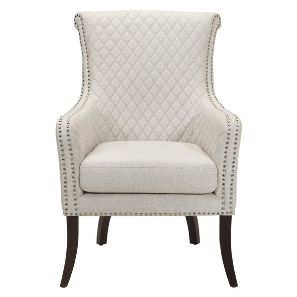 Homelegance Avalon 1199F11S Quilted Accent Chair - Beige IMAGE 1