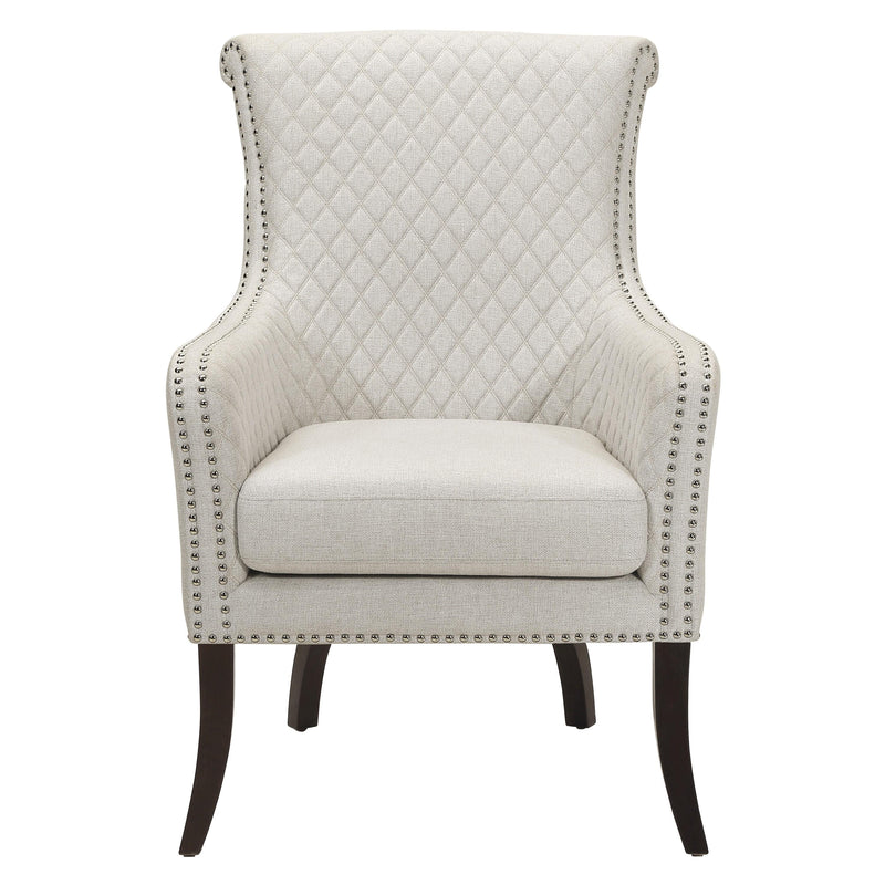 Homelegance Avalon 1199F11S Quilted Accent Chair - Beige IMAGE 1