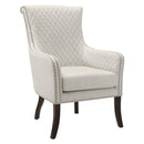 Homelegance Avalon 1199F11S Quilted Accent Chair - Beige IMAGE 2