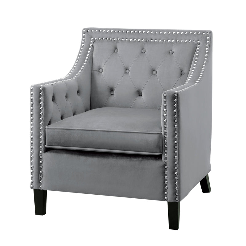 Homelegance Grazioso 1297GY-1NN Accent Chair - Dark Grey IMAGE 2