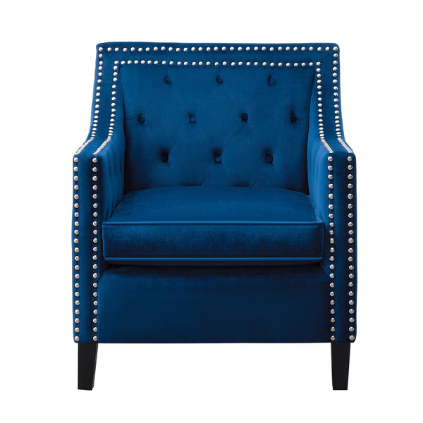 Homelegance Grazioso 1297NV-1NN Accent Chair - Navy IMAGE 1