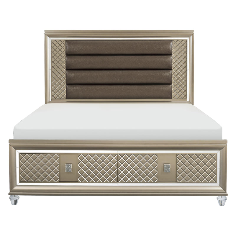 Homelegance Loudon 1515K-1EK* Eastern King Platform Bed with LED Lighting and Storage Footboard IMAGE 1