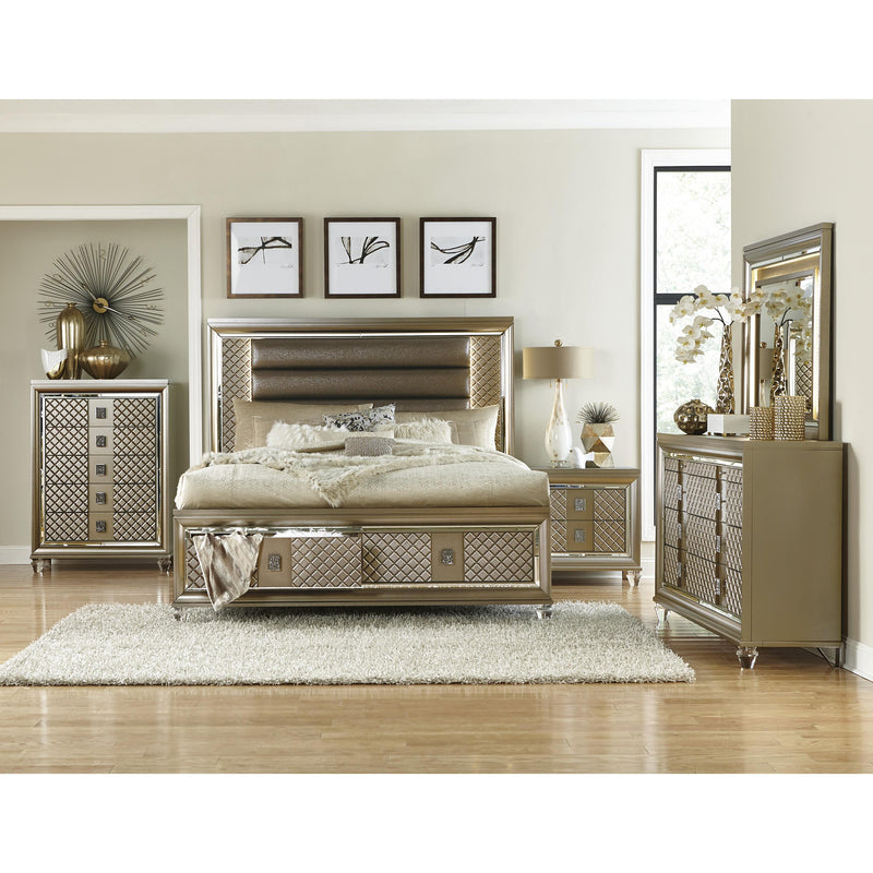 Homelegance Loudon 1515K-1EK* Eastern King Platform Bed with LED Lighting and Storage Footboard IMAGE 7