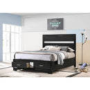 Coaster Furniture Miranda 206361F 51-inch Wood Full Storage Panel Bed - Black IMAGE 10