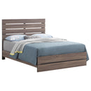 Coaster Furniture Brantford 207041KE Wood Eastern King Panel Bed - Barrel Oak IMAGE 2