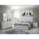 Coaster Furniture Brantford 207051KE Wood Eastern King Panel Bed - Coastal White IMAGE 5