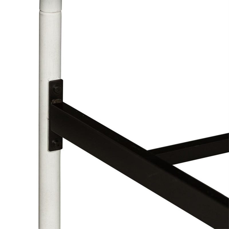  Liberty Furniture Industries Inc. Vintage 179-BR15HFR-AW King Metal Bed - Antique White IMAGE 7