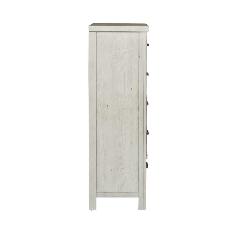  Liberty Furniture Industries Inc. Modern Farmhouse 406W-BR41 Chest - White IMAGE 5