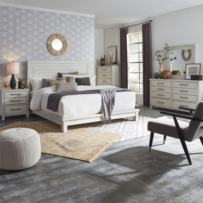  Liberty Furniture Industries Inc. Modern Farmhouse 406W-BR41 Chest - White IMAGE 9