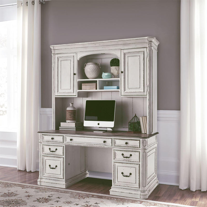  Liberty Furniture Industries Inc. Magnolia Manor 244-HOJ-CHS Credenza & Hutch IMAGE 11
