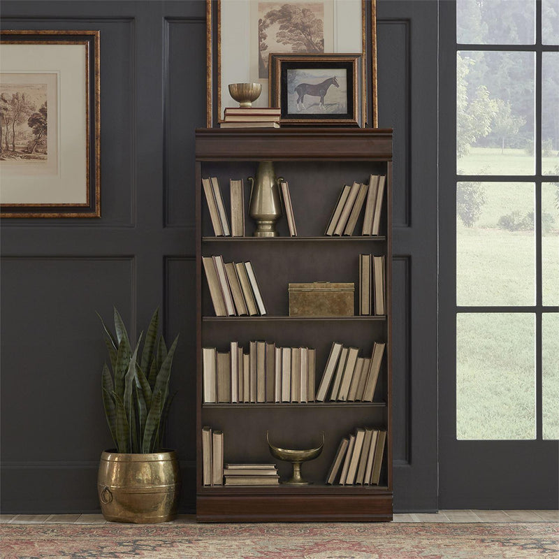  Liberty Furniture Industries Inc. Brayton Manor 273-HO3060-RTA Jr Executive 60 Inch Bookcase IMAGE 8
