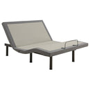Coaster Furniture Negan 350132TL Twin Extra Long Adjustable Bed Base - Grey and Black IMAGE 1