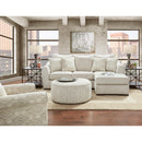 Fusion Furniture Fabric Sectional 9778 Vibrant Vision Oatmeal IMAGE 2