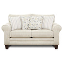 Fusion Furniture Stationary Fabric Loveseat 1141 VANDY HEATHER IMAGE 1