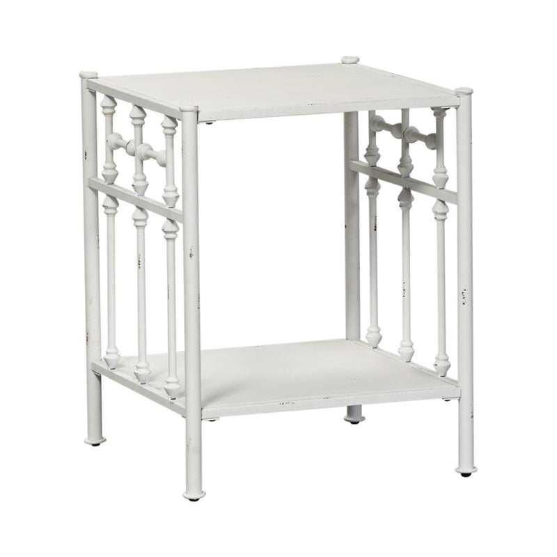  Liberty Furniture Industries Inc. Vintage Series 179-BR61 Open Nightstand - Antique White IMAGE 1